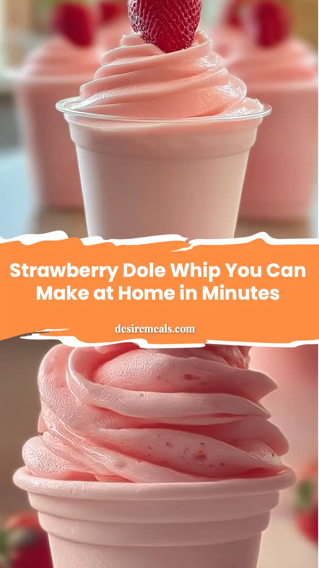 Strawberry Dole Whip You Can Make at Home in Minutes
