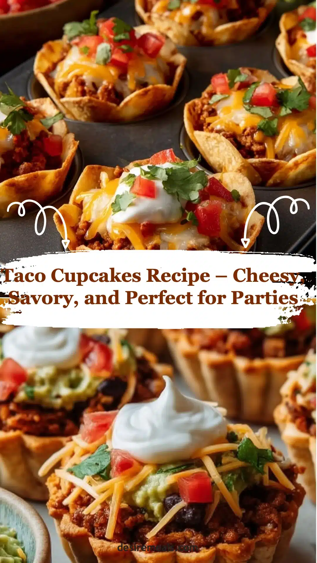 Taco Cupcakes Recipe – Cheesy, Savory, and Perfect for Parties