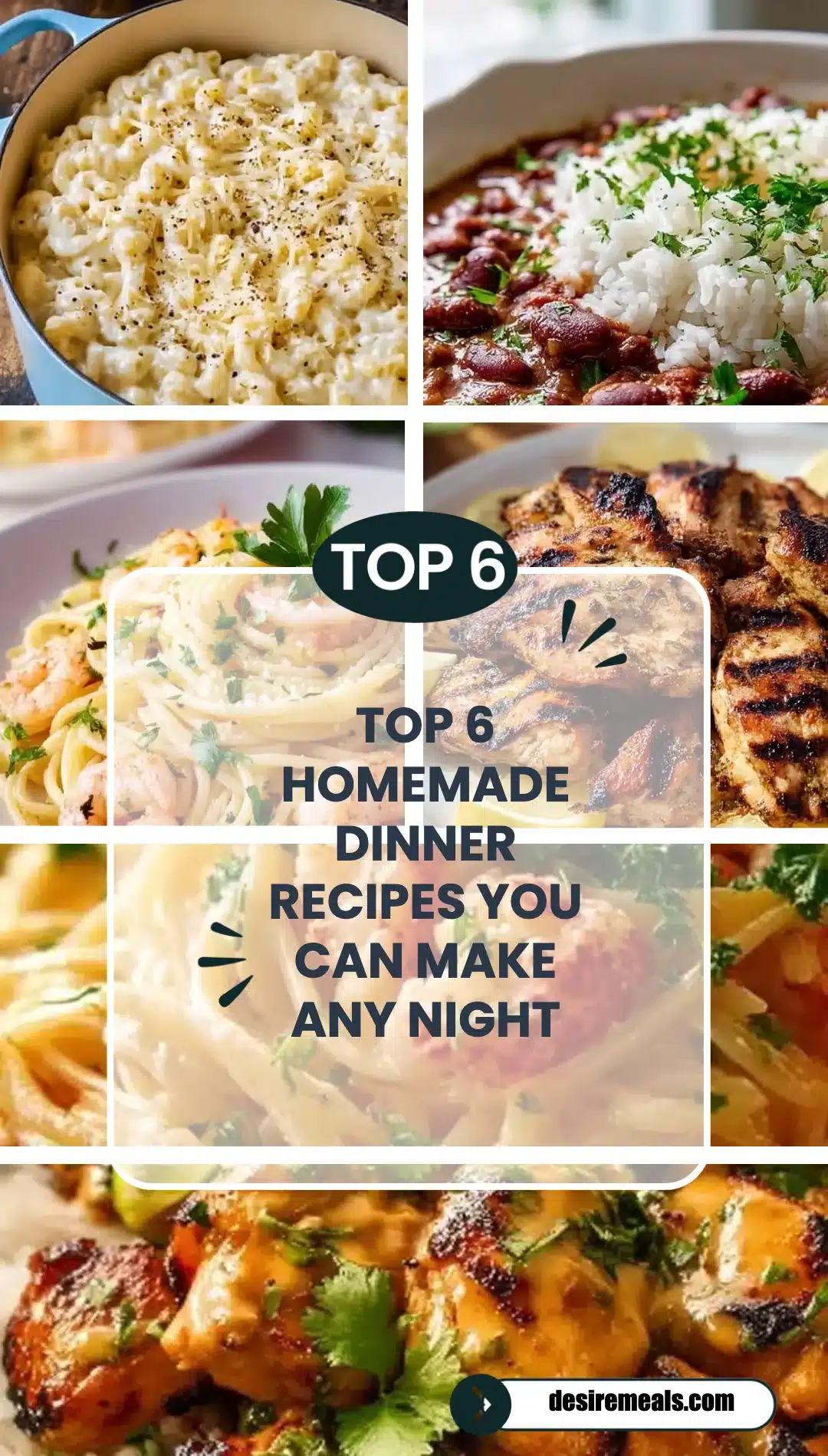 Delicious homemade dinner recipes for easy weeknight meals.
