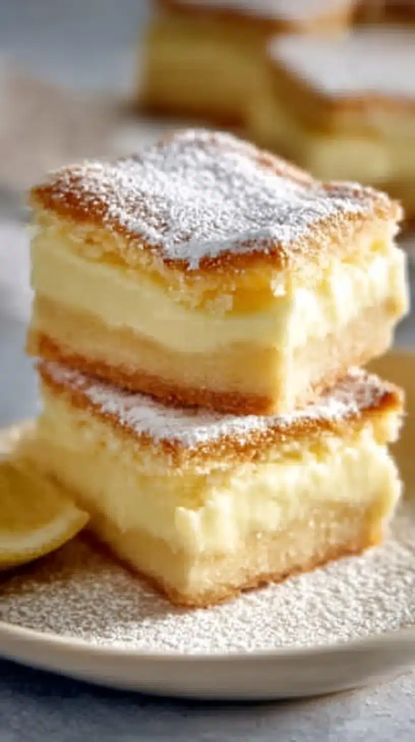 Vanilla Custard Cream Squares