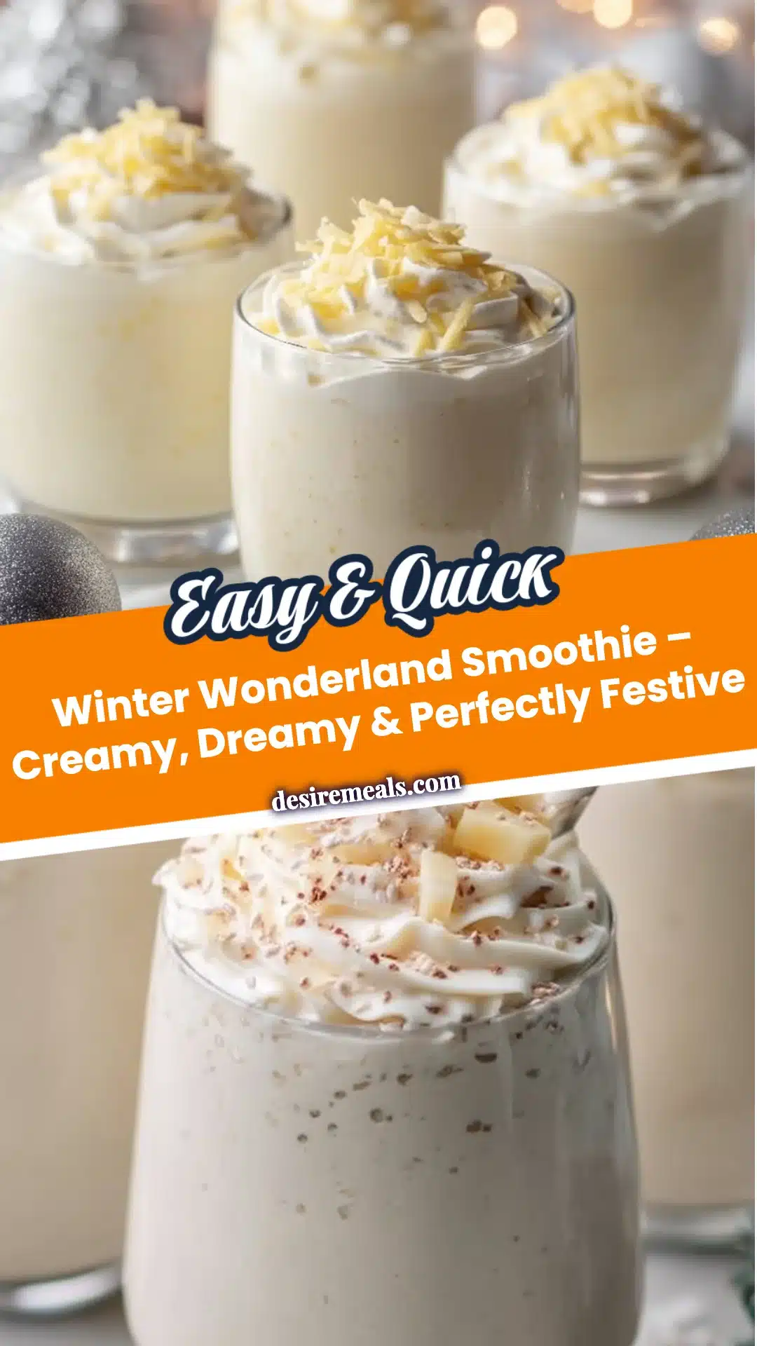 Winter Wonderland Smoothie – Creamy, Dreamy & Perfectly Festive