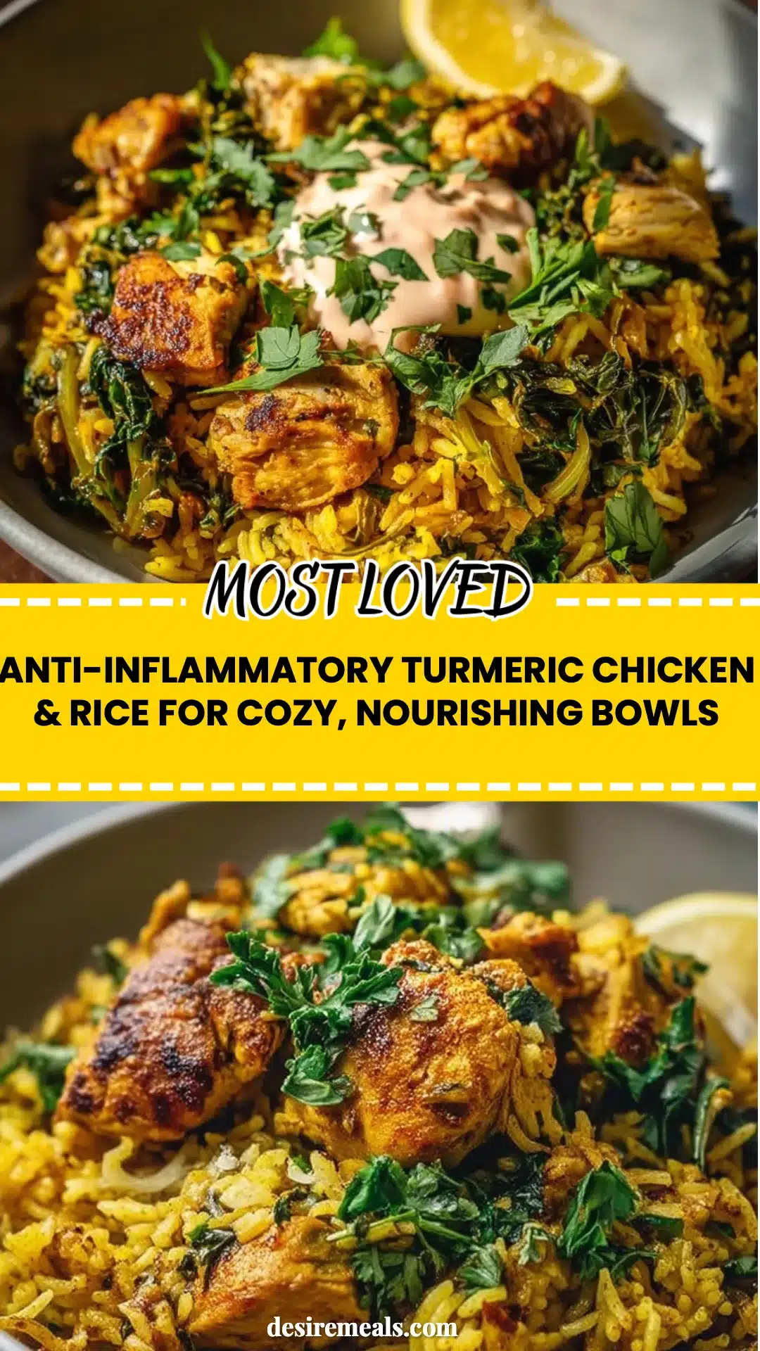 Anti-Inflammatory Turmeric Chicken & Rice for Cozy, Nourishing Bowls