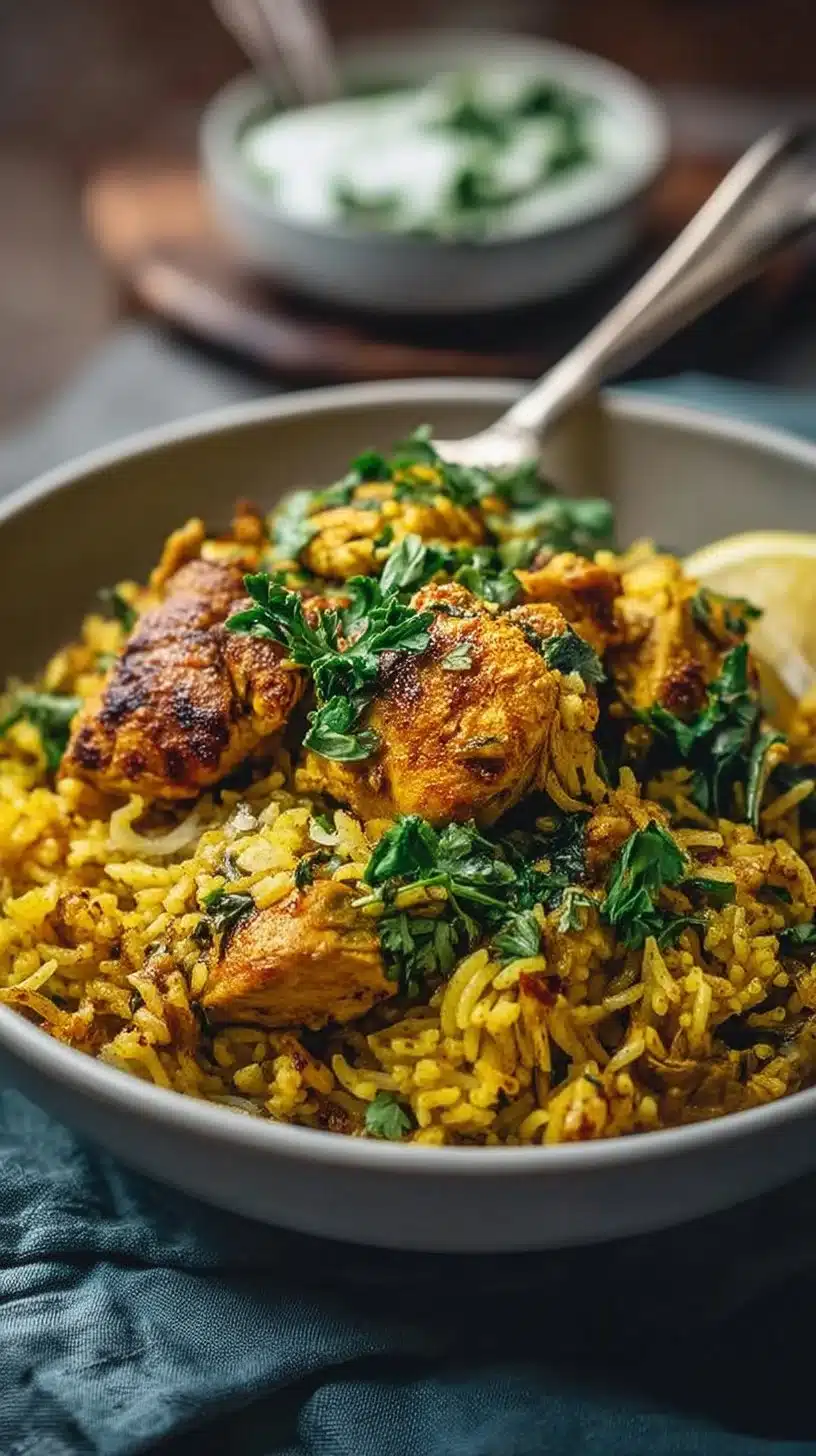 Anti-Inflammatory Turmeric Chicken & Rice