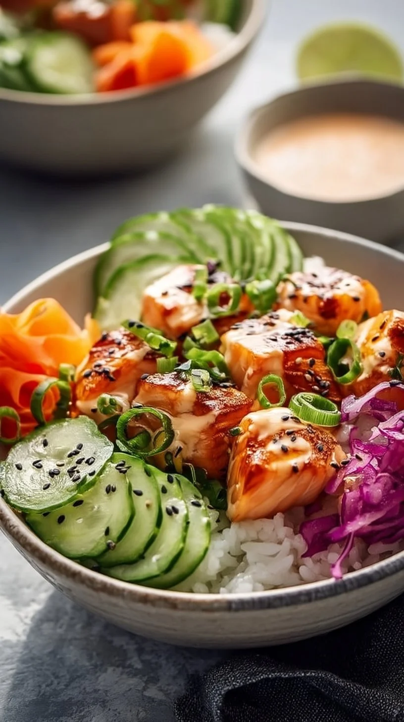 Bang Bang Salmon Bowls