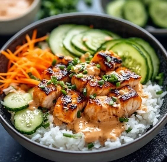 Bang Bang Salmon Bowls