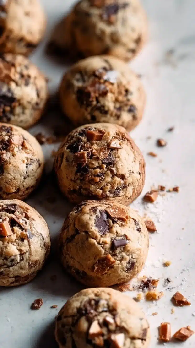 Browned Butter Toffee Chocolate Chip Cookies