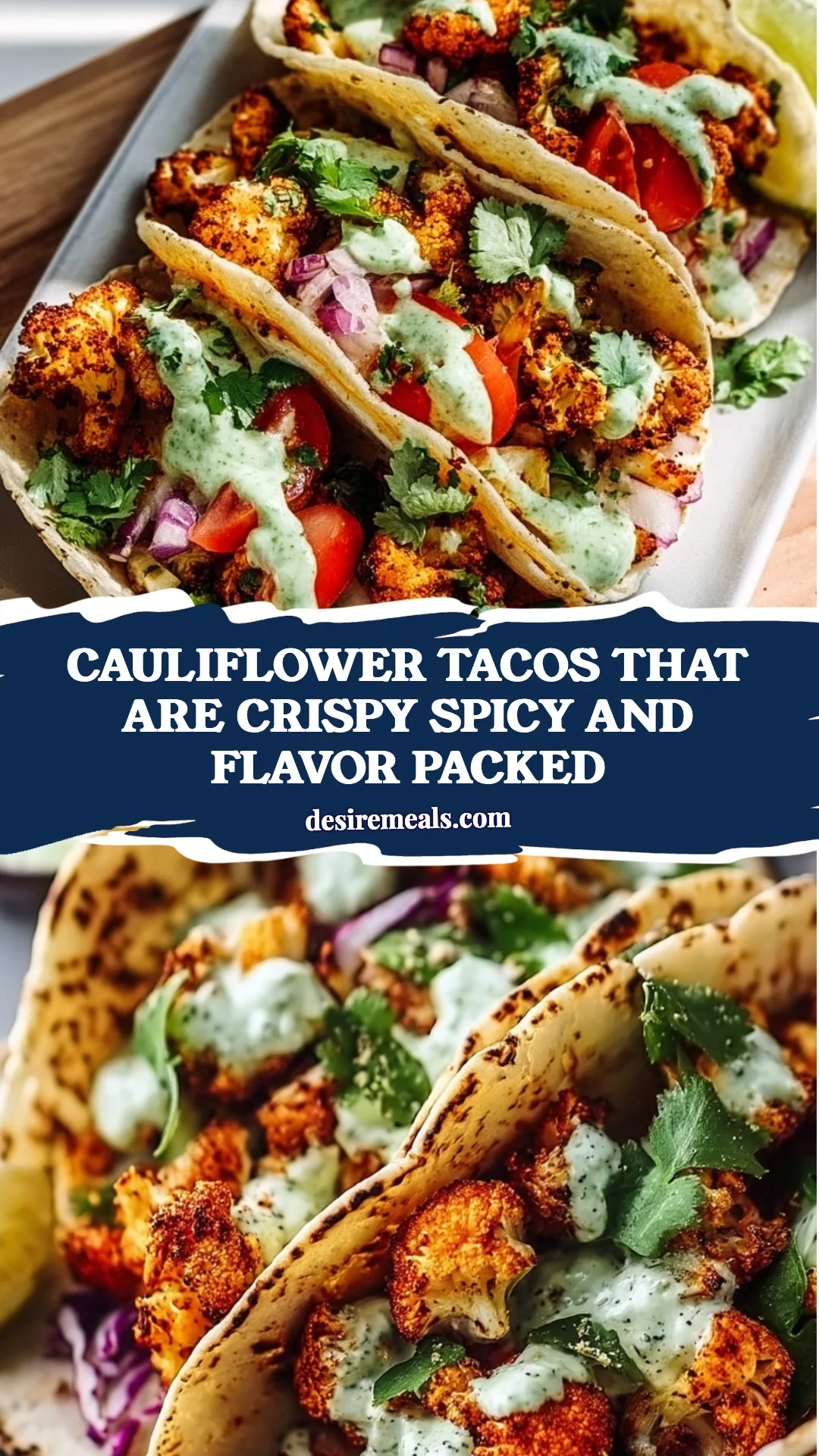 Cauliflower Tacos That Are Crispy Spicy and Flavor Packed