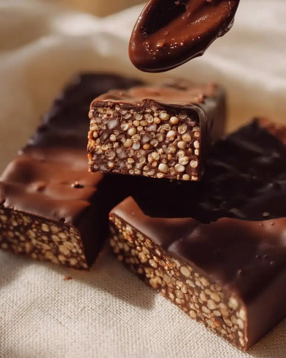 Chocolate Quinoa Crunch Bars