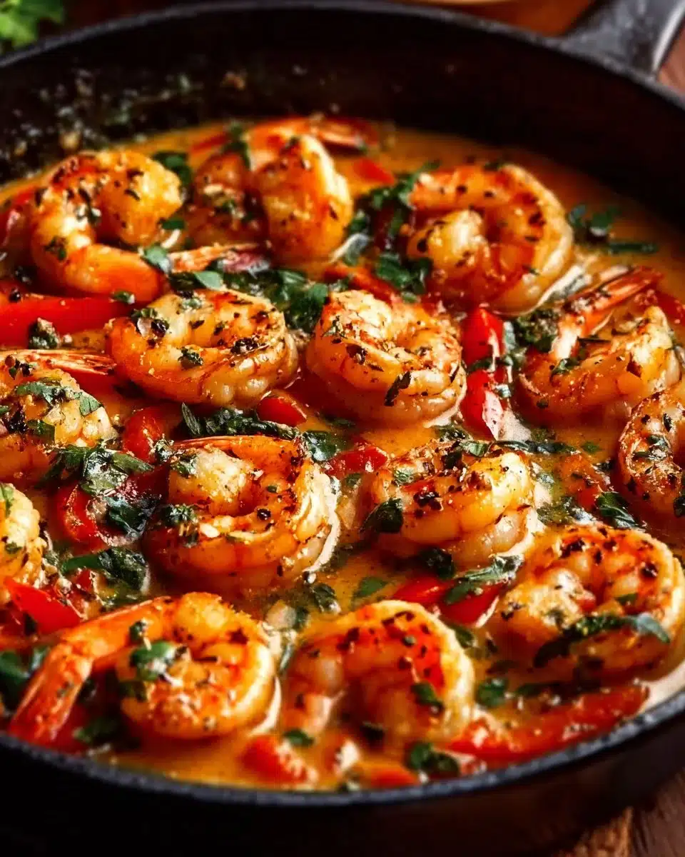Creamy Garlic-Paprika Shrimp Skillet for a Cozy Dinner Delight