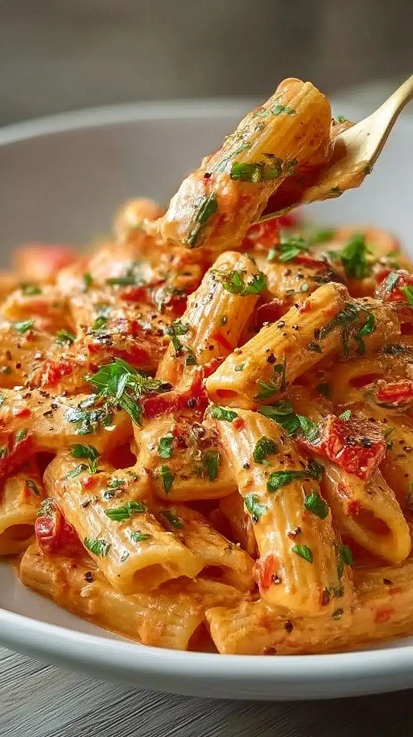 Creamy Tomato Garlic Pasta