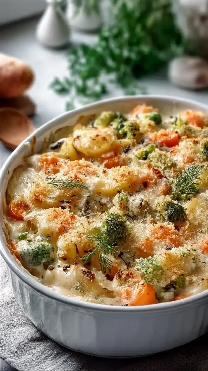Creamy Vegetable Casserole: A Cozy Dish for Any Family Meal