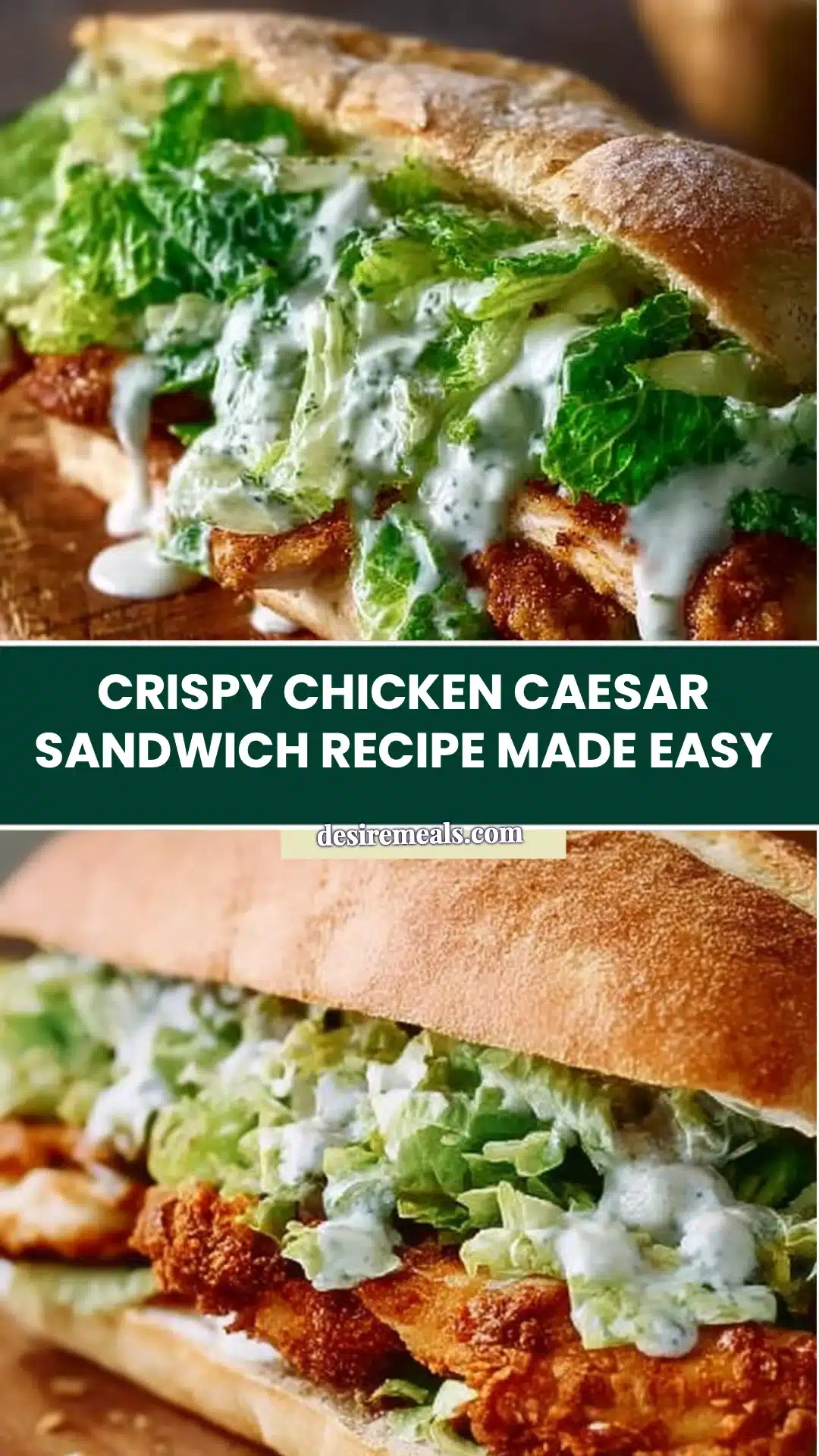 Crispy Chicken Caesar Sandwich Recipe Made Easy
