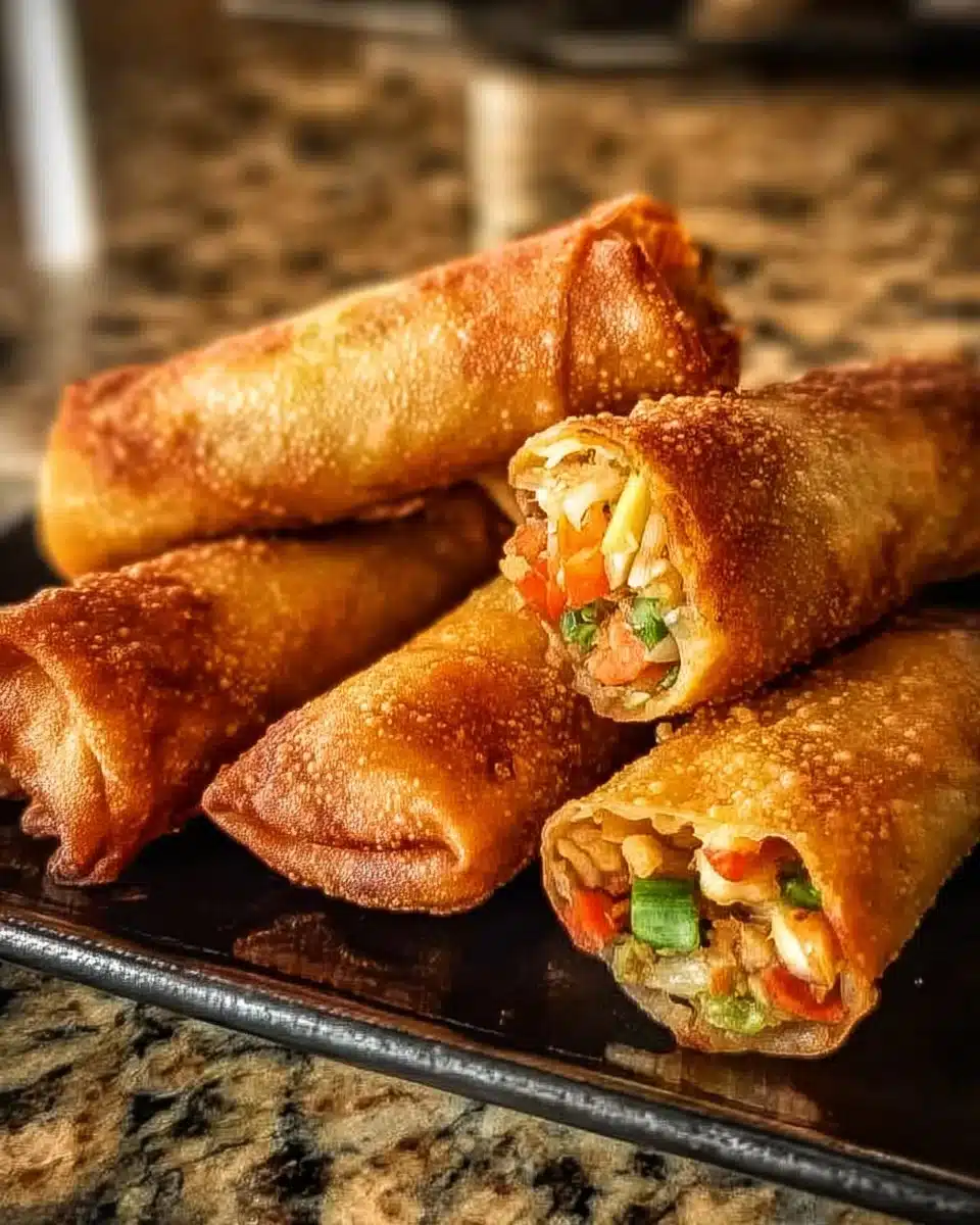 Crispy Oven Baked Egg Rolls for a Guilt-Free Snack Delight