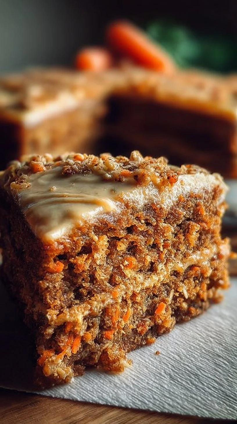 Easy Flourless Oatmeal Carrot Cake