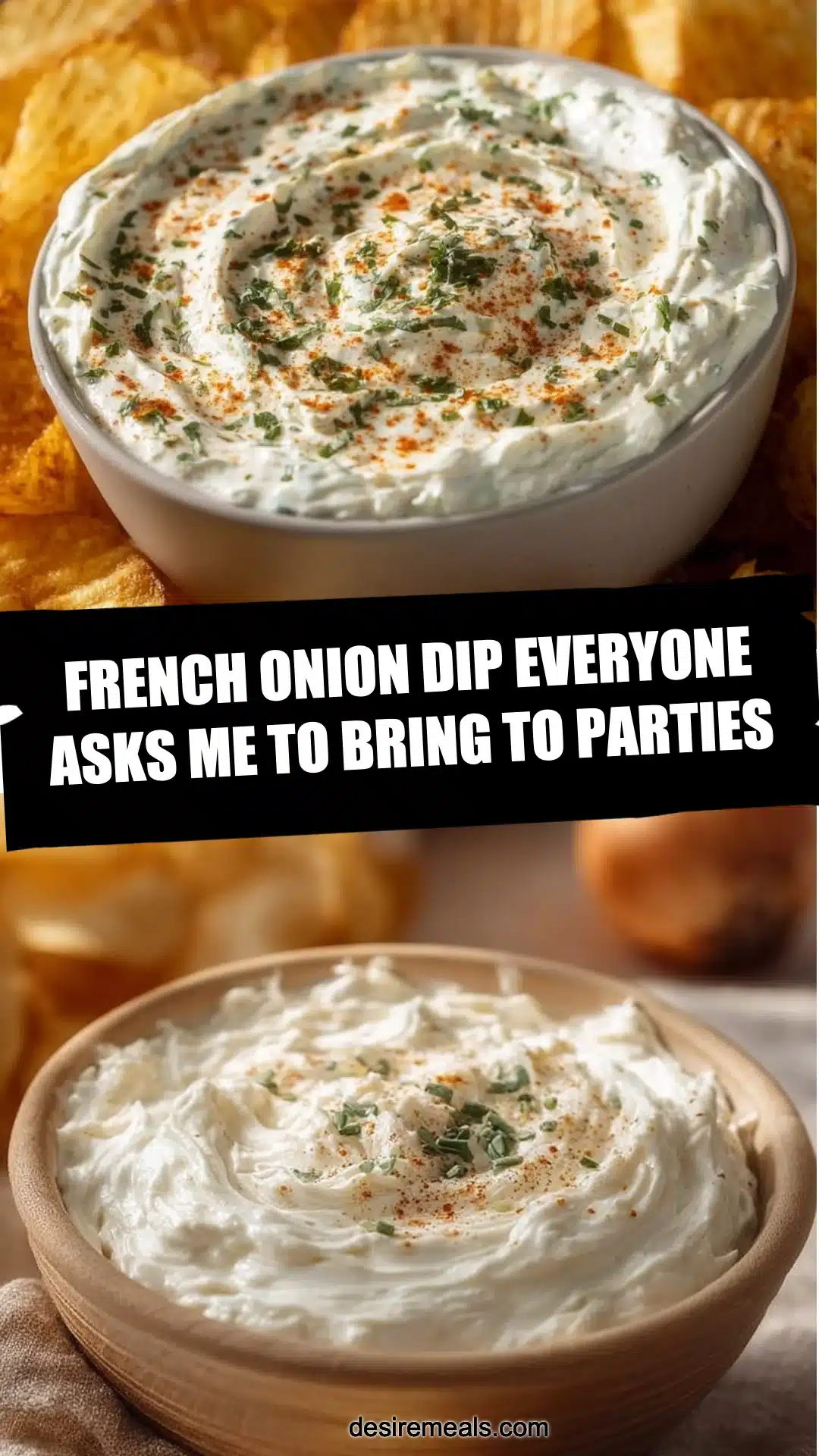 French Onion Dip Everyone Asks Me to Bring to Parties
