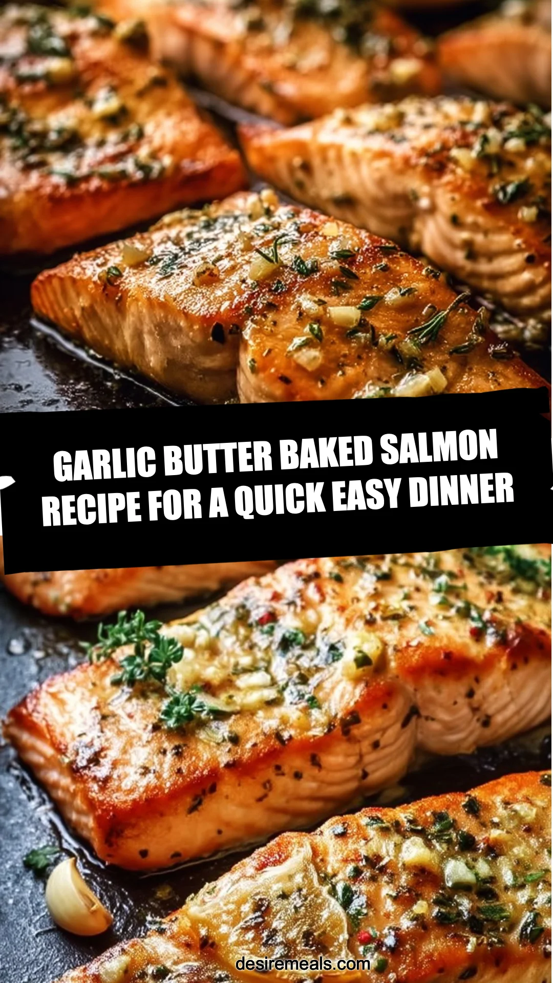 Garlic Butter Baked Salmon Recipe for a Quick Easy Dinner