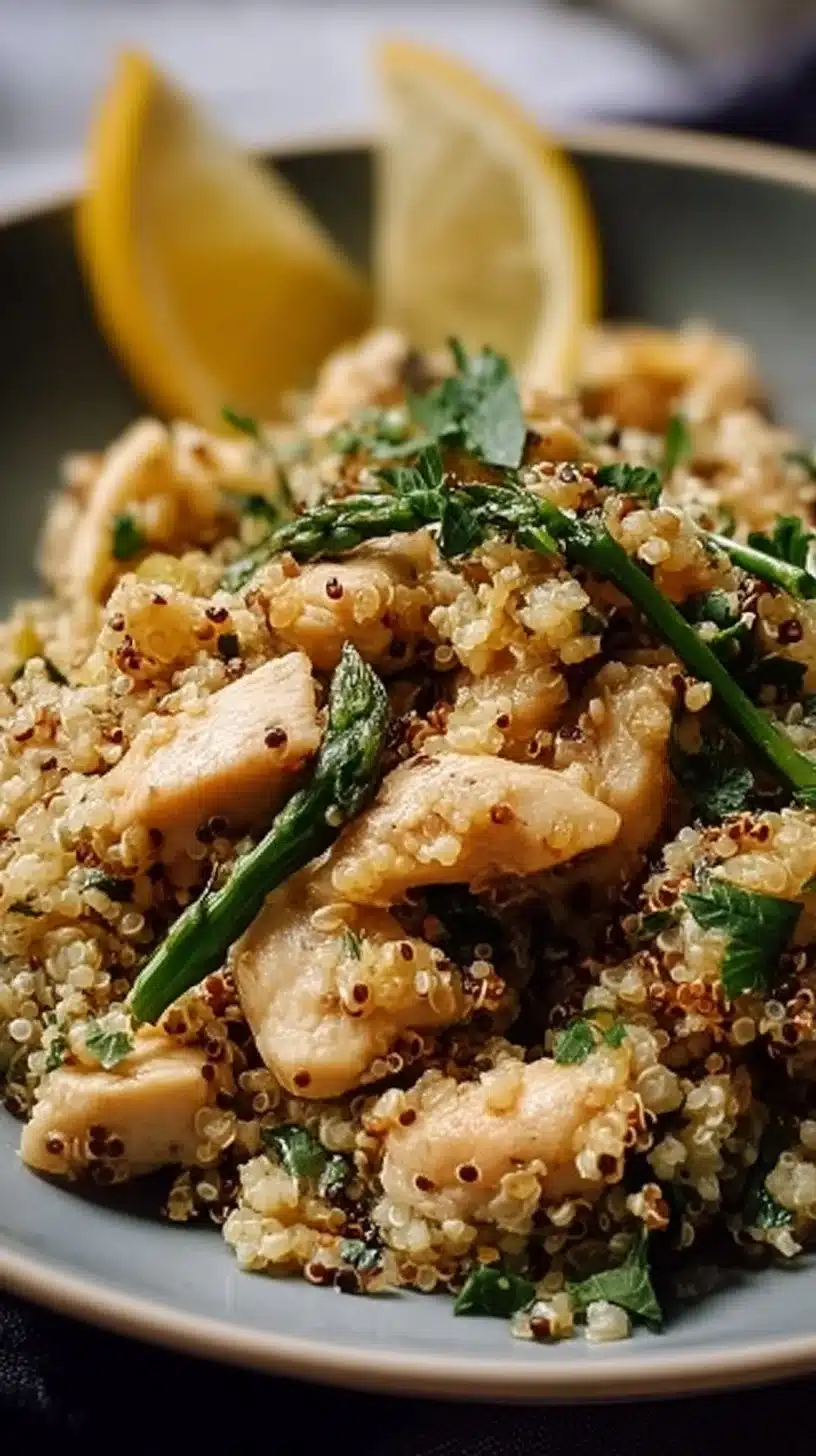 Easy Garlic Lemon Chicken Quinoa That Bursts With Flavor
