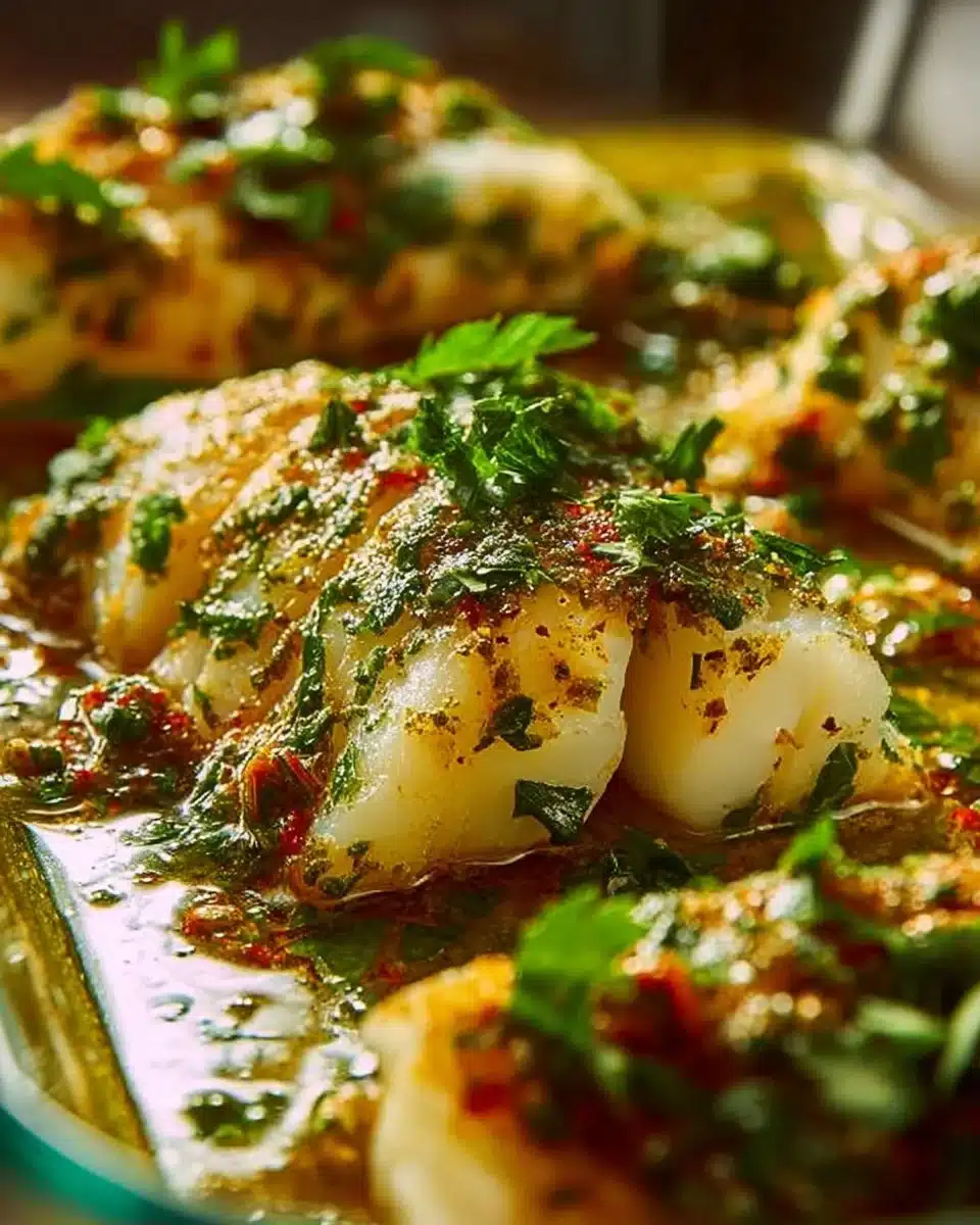 Gluten-Free Mediterranean Baked Cod with Lemon and Garlic