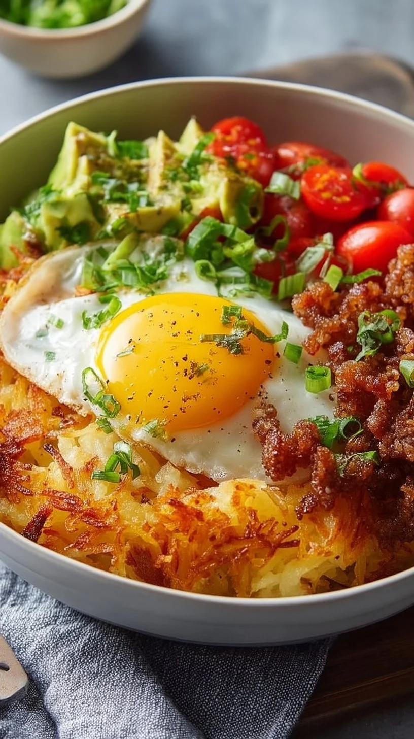 Hash Brown Breakfast Bowls