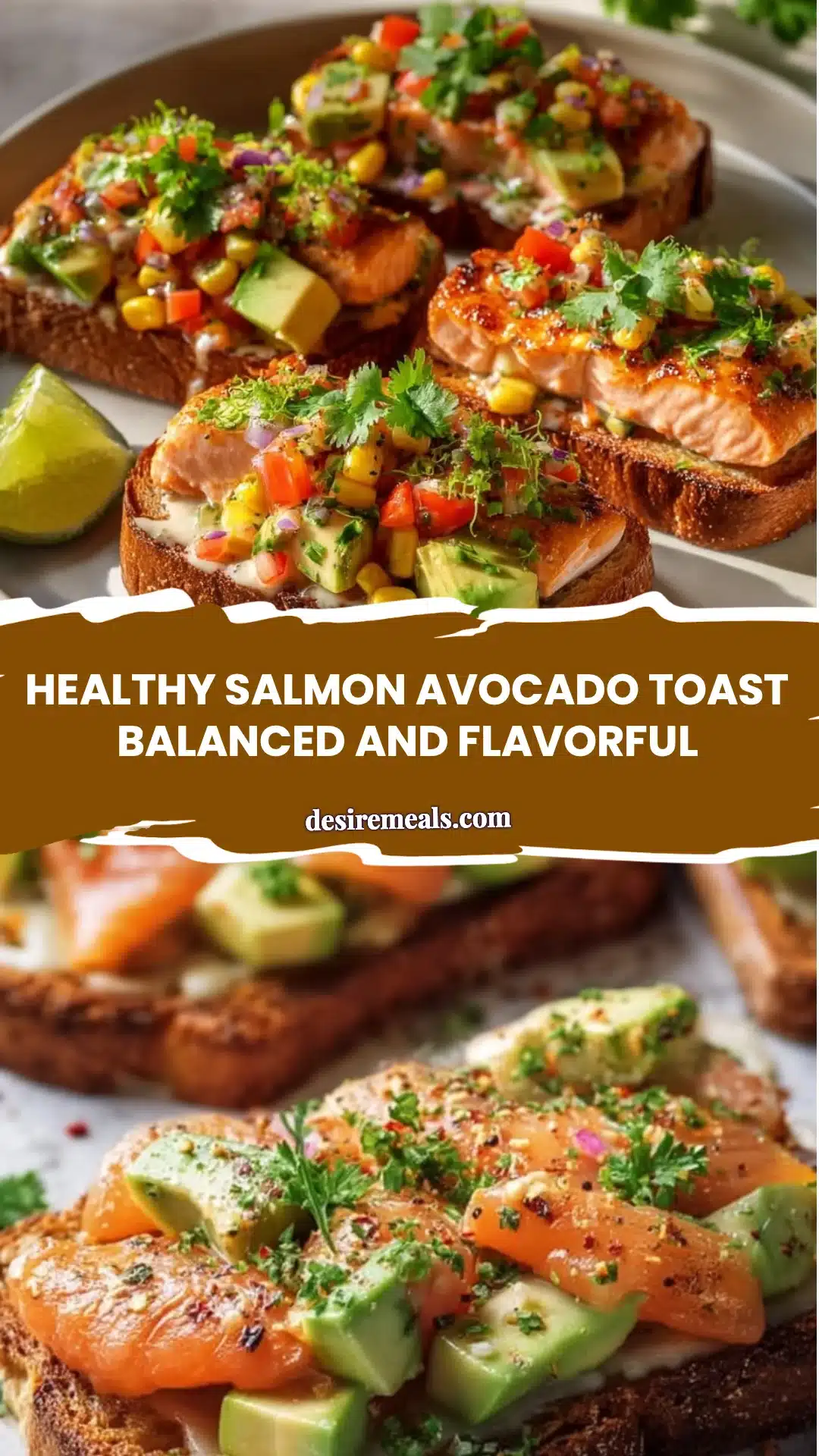 Healthy Salmon Avocado Toast Balanced and Flavorful