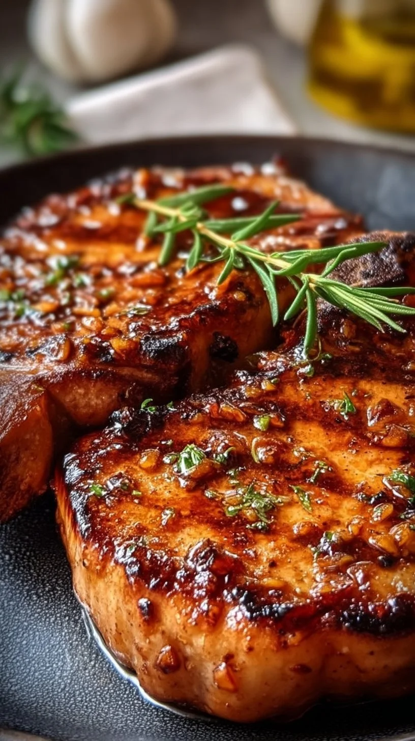 Honey Garlic Pork Chops