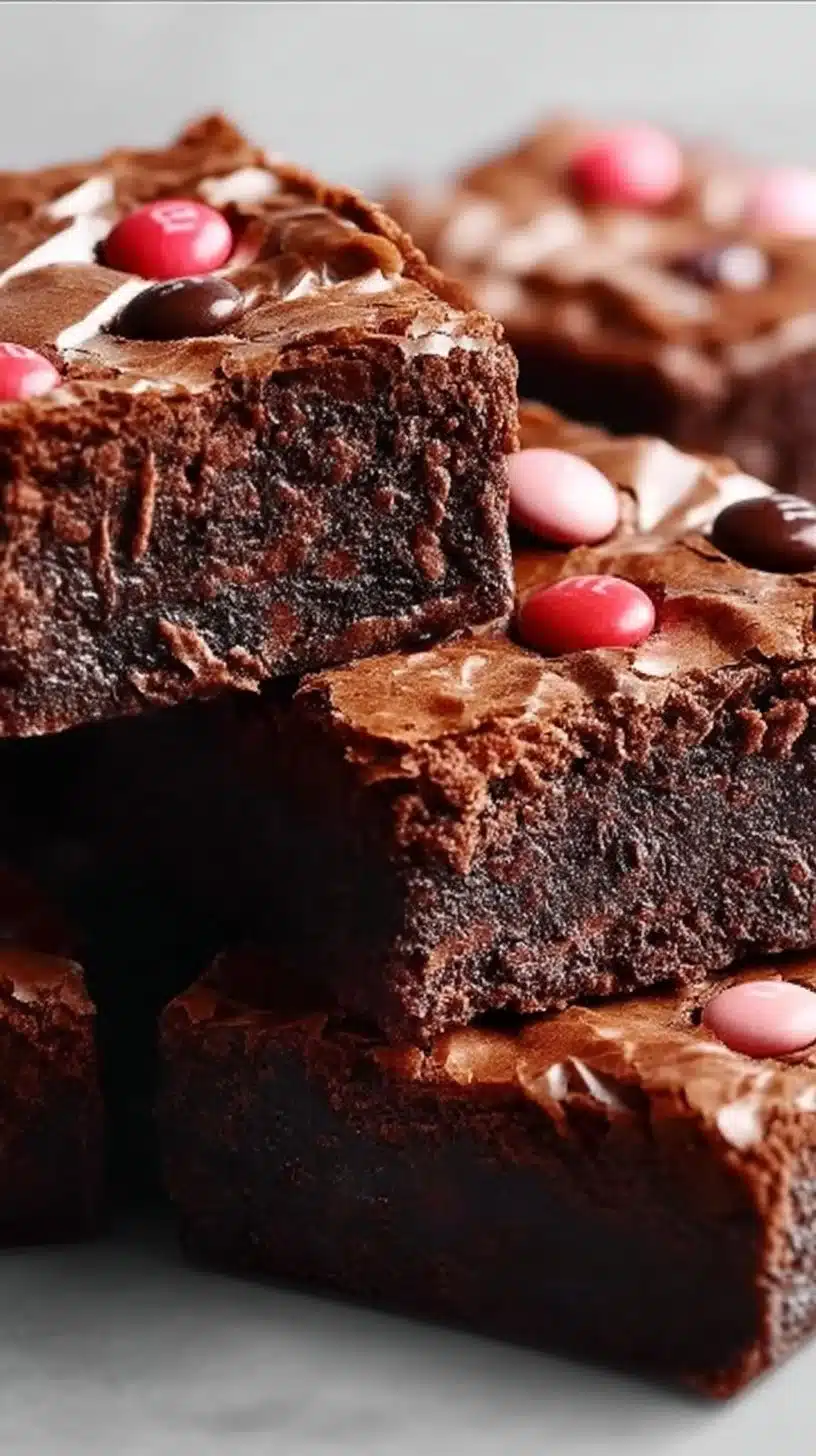 Irresistible Valentine's M&M Brownies Recipe for Sweet Lovers
