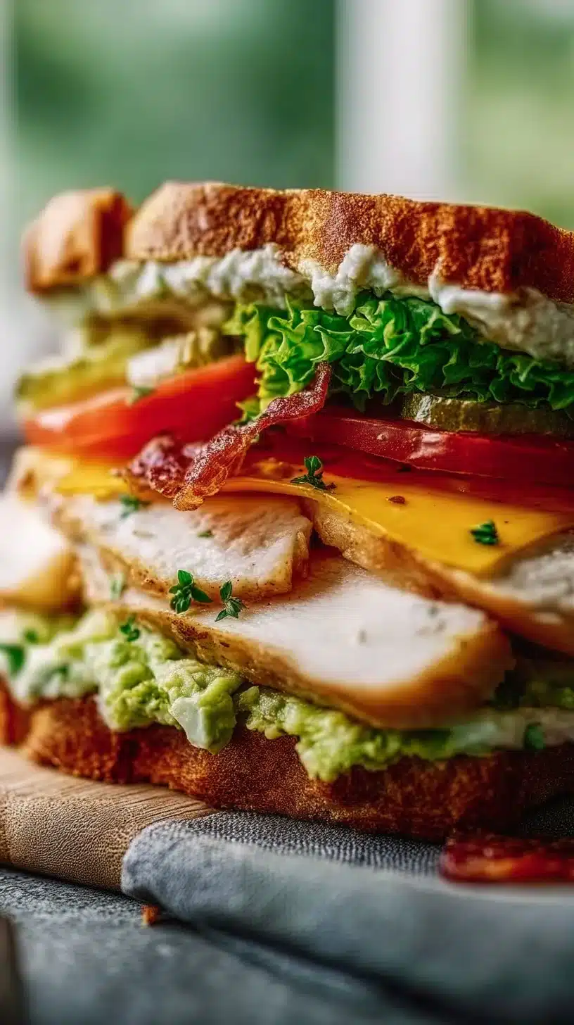 Loaded Chicken Club Sandwich