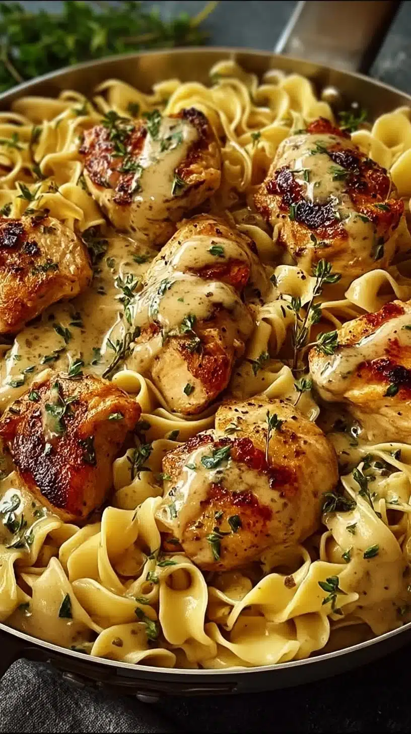 One-Pan Chicken with Buttered Noodles