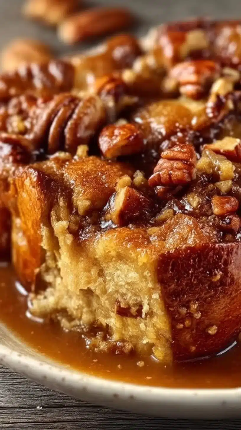 Pecan Caramel Bread Pudding