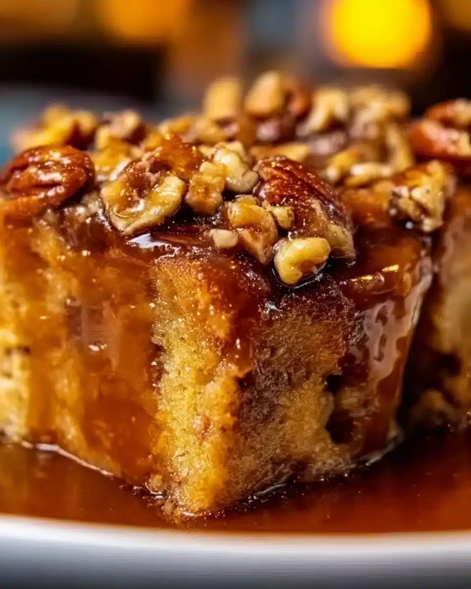 Pecan Caramel Bread Pudding