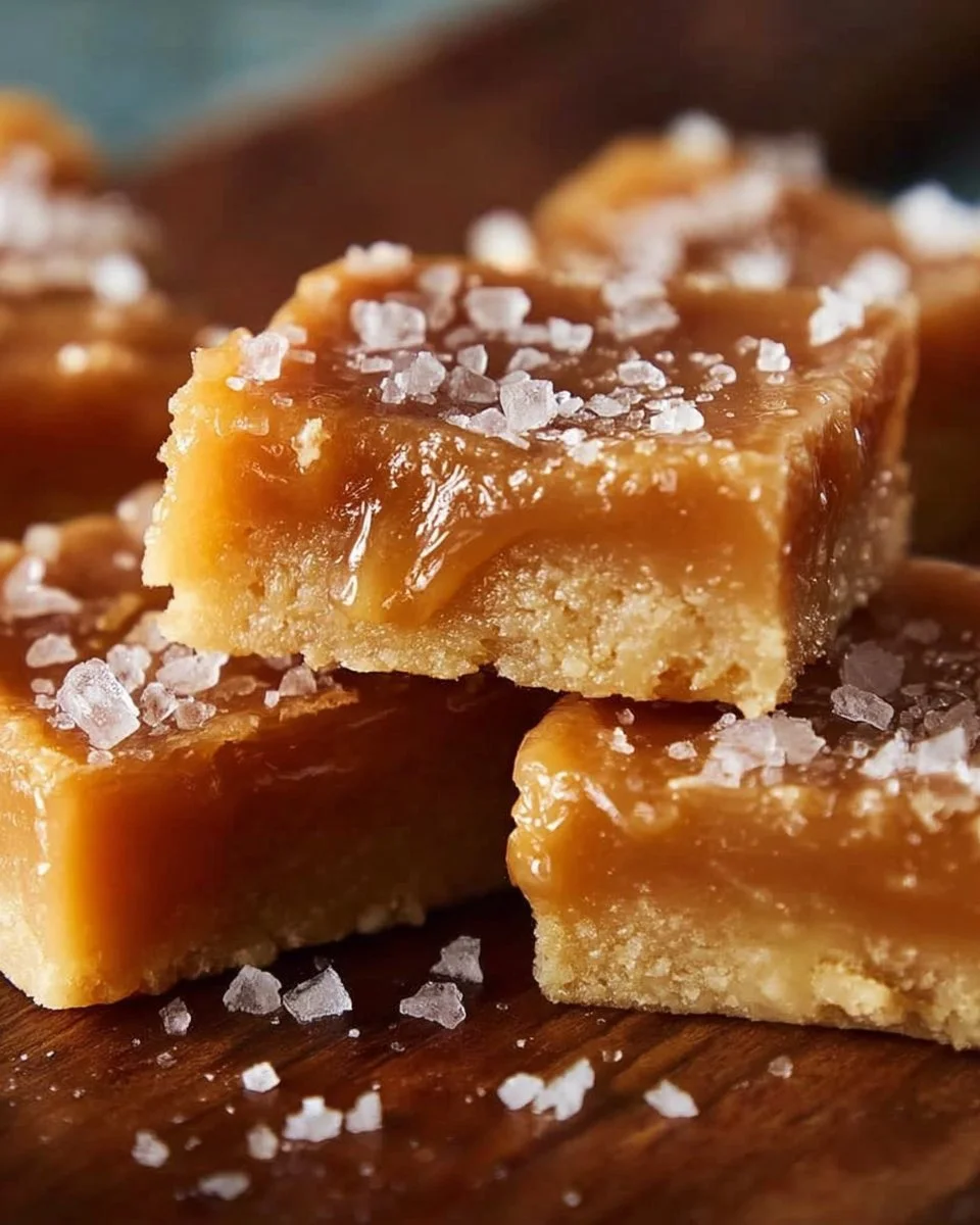 Salted Caramel Butter Bars: Tasty & Irresistible