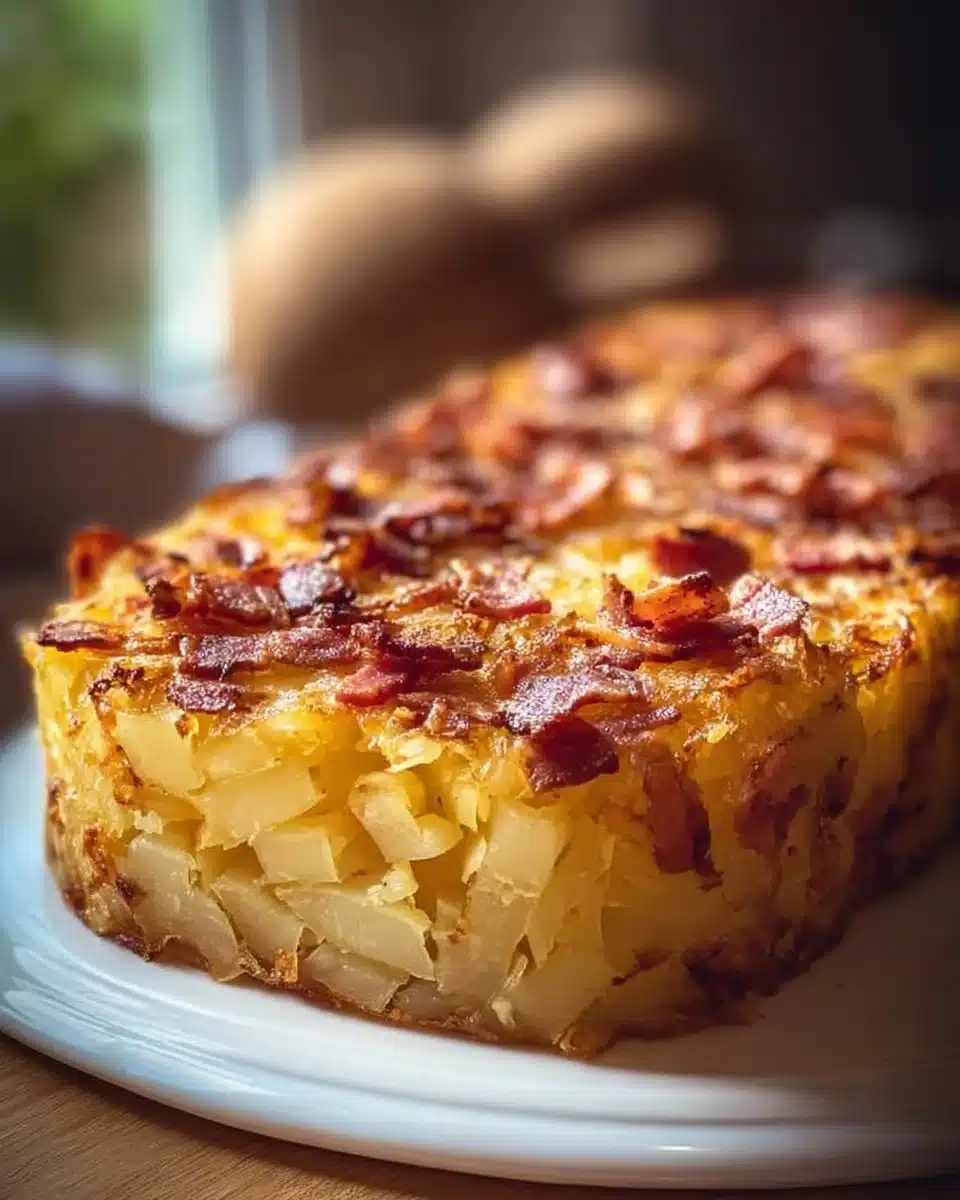 Savory German Potato Cake: Comfort Food with a Twist