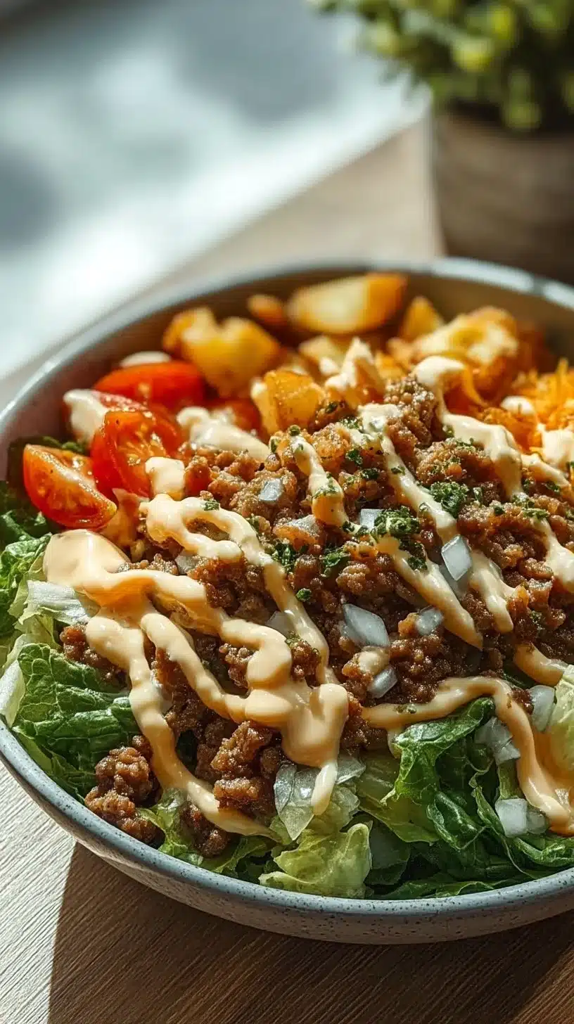 Savory Smash Burger Bowl: A Low-Carb Delight You’ll Love