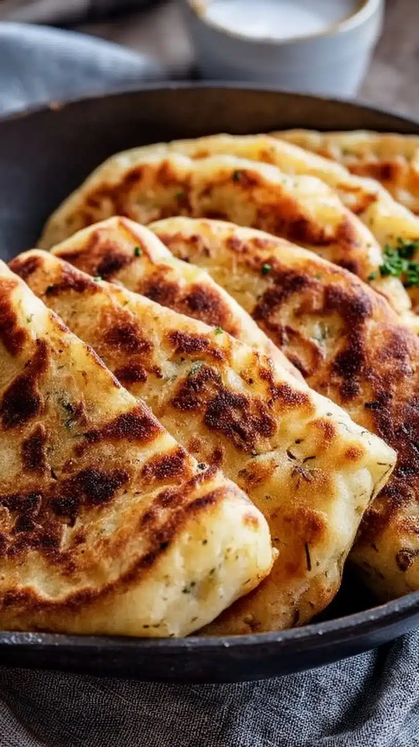 Super Simple Authentic Irish Potato Bread Made in a Skillet