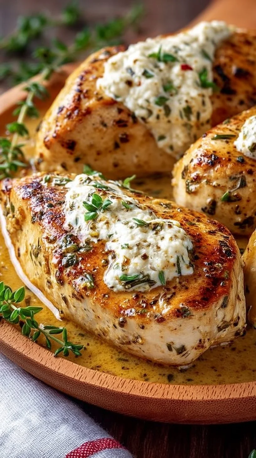 Tasty Boursin Cheese Chicken