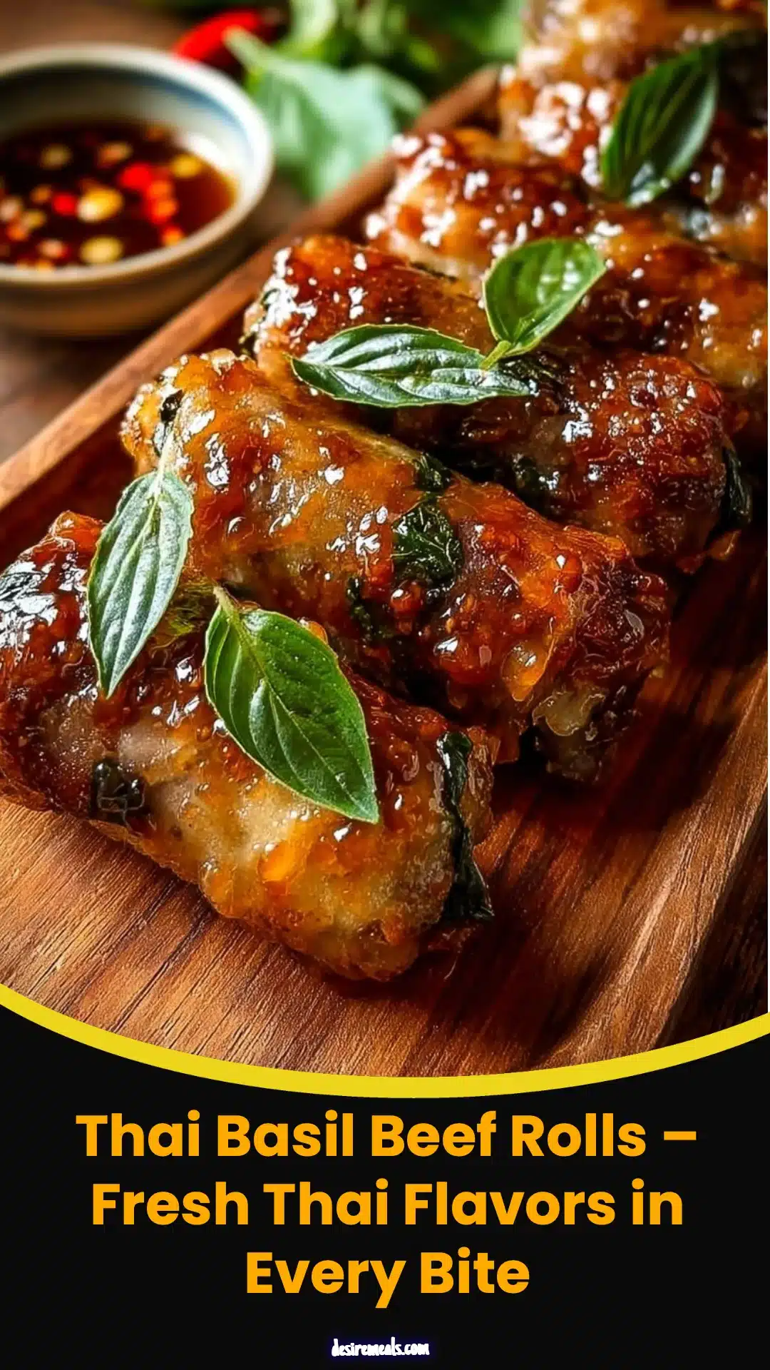 Thai Basil Beef Rolls – Fresh Thai Flavors in Every Bite