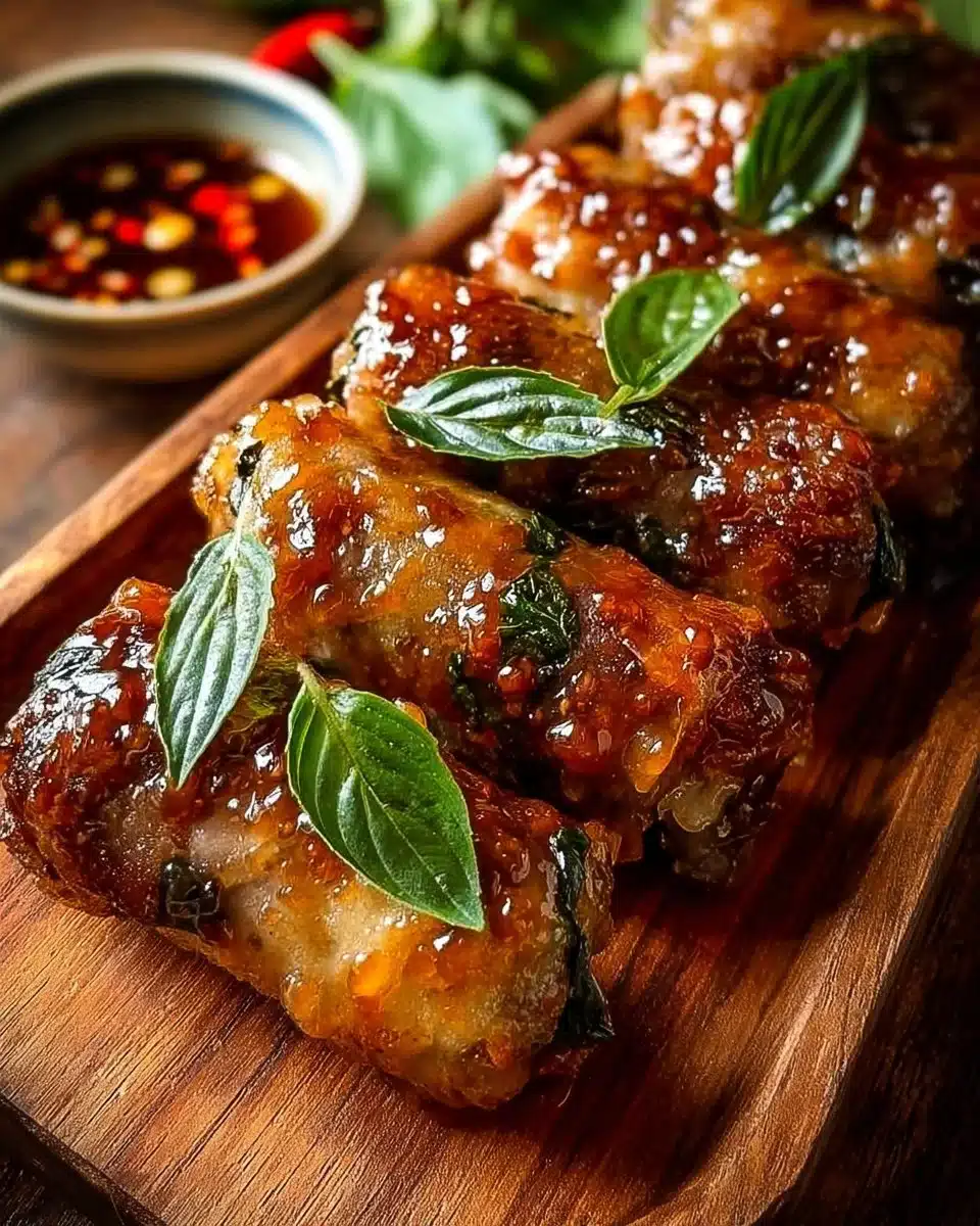 Thai Basil Beef Rolls – Fresh Thai Flavors in Every Bite
