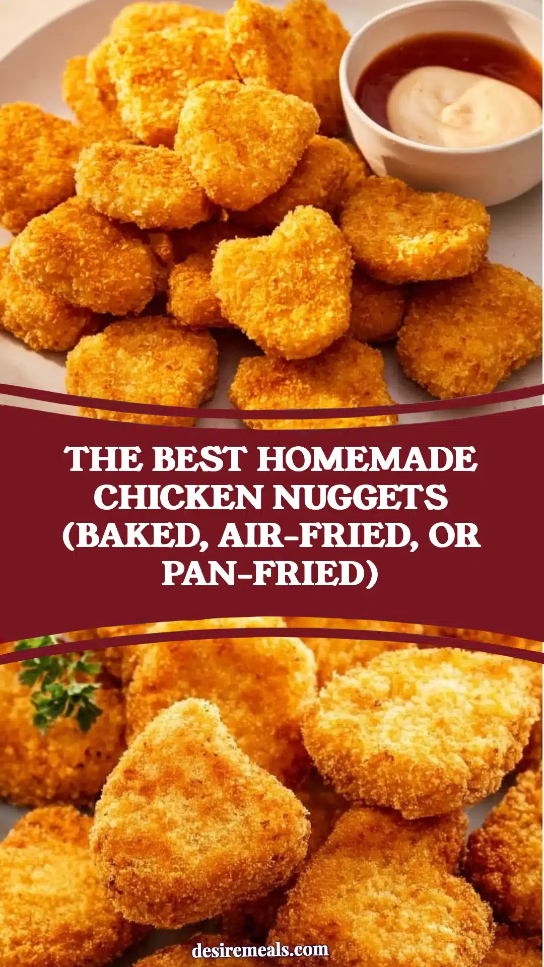 The Best Homemade Chicken Nuggets (Baked, Air-Fried, or Pan-Fried)