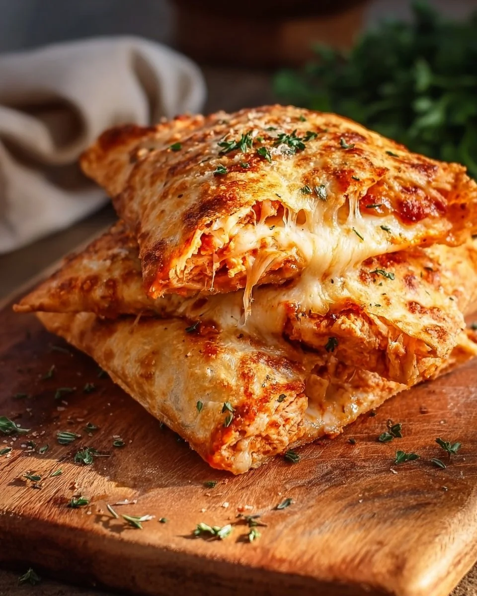 Air Fryer Chicken Pizza Hot Pockets for Quick Comfort Food