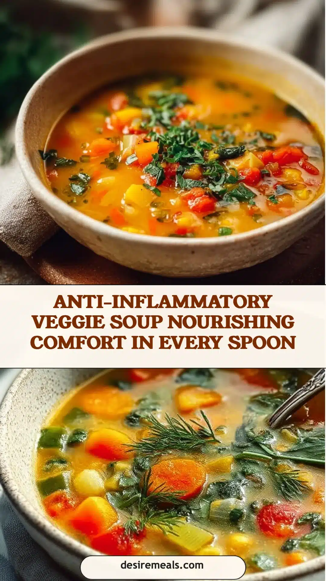 Anti-Inflammatory Veggie Soup Nourishing Comfort in Every Spoon