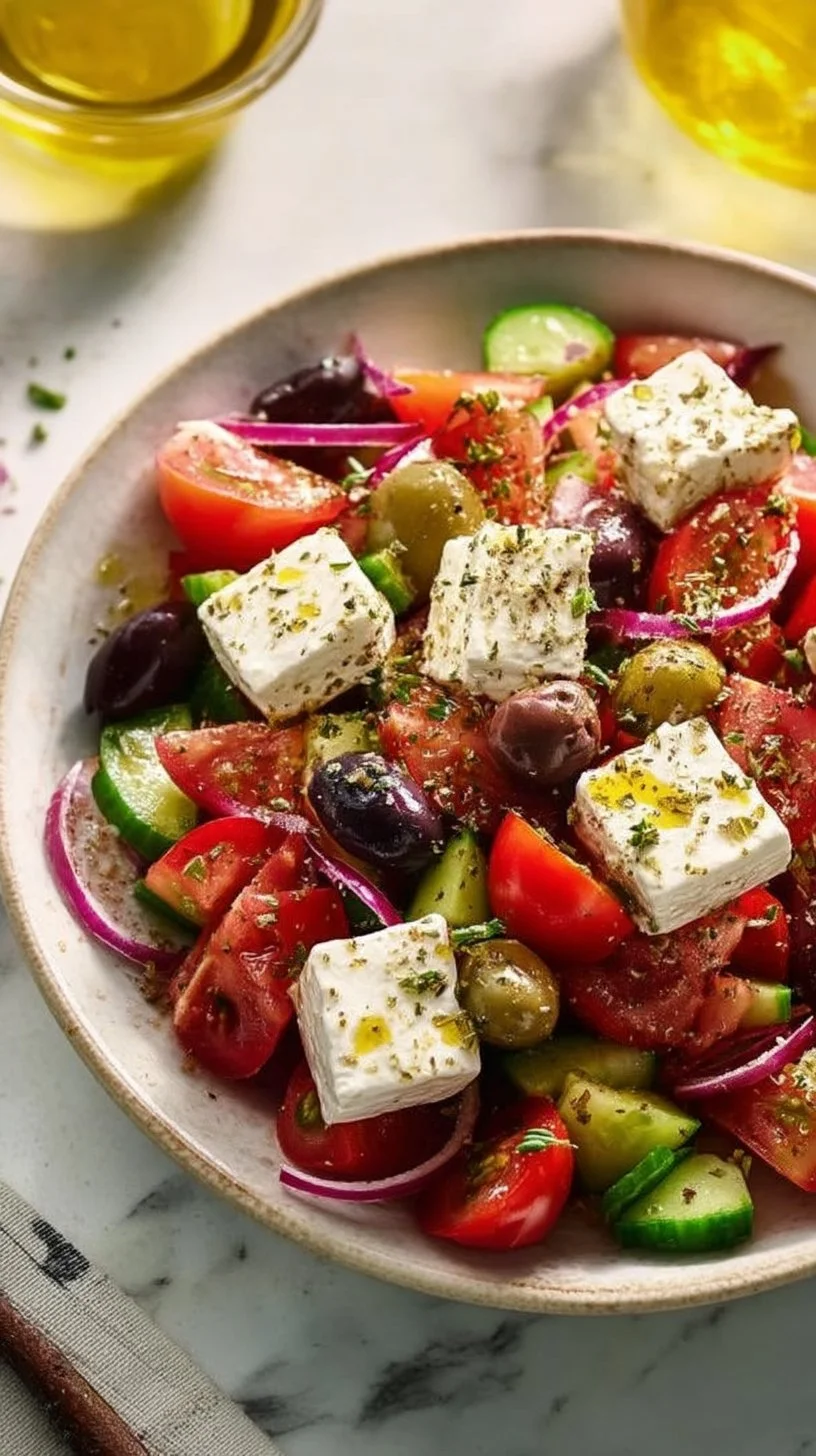 Authentic Mediterranean Greek Salad