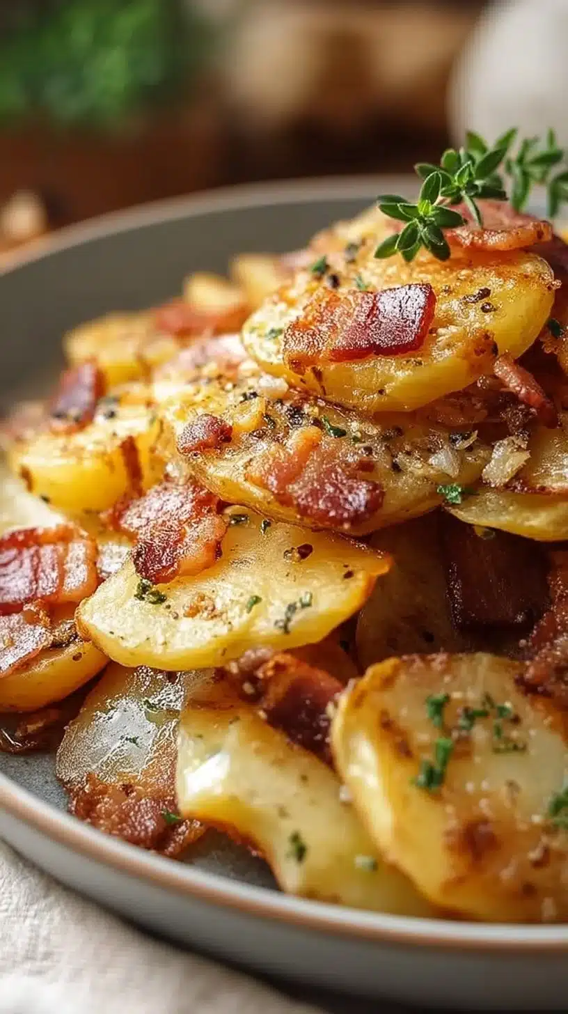 Bacon Irish Pan Haggerty Potatoes