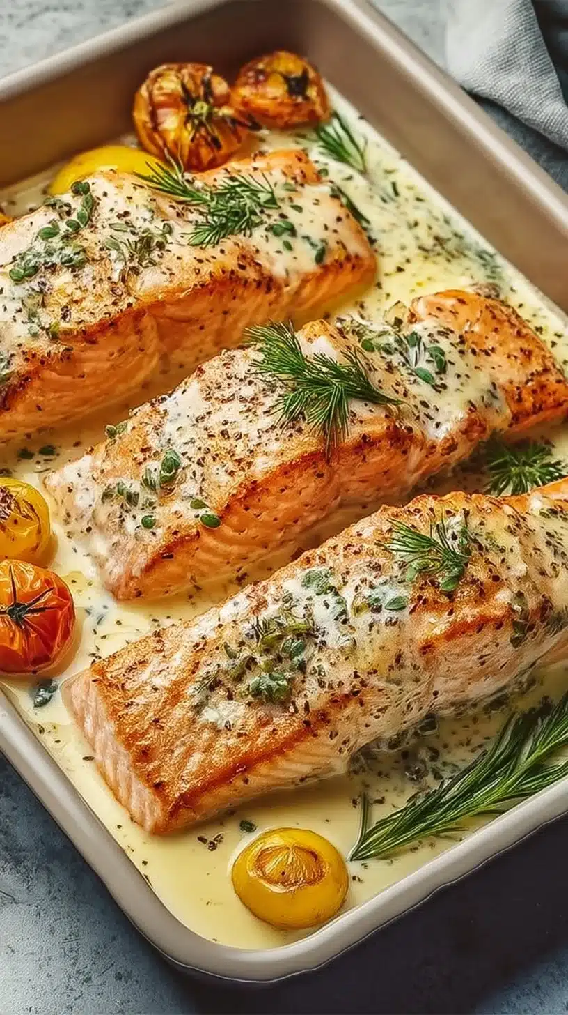 Baked Boursin Salmon: Easy Creamy Delight for Home Chefs