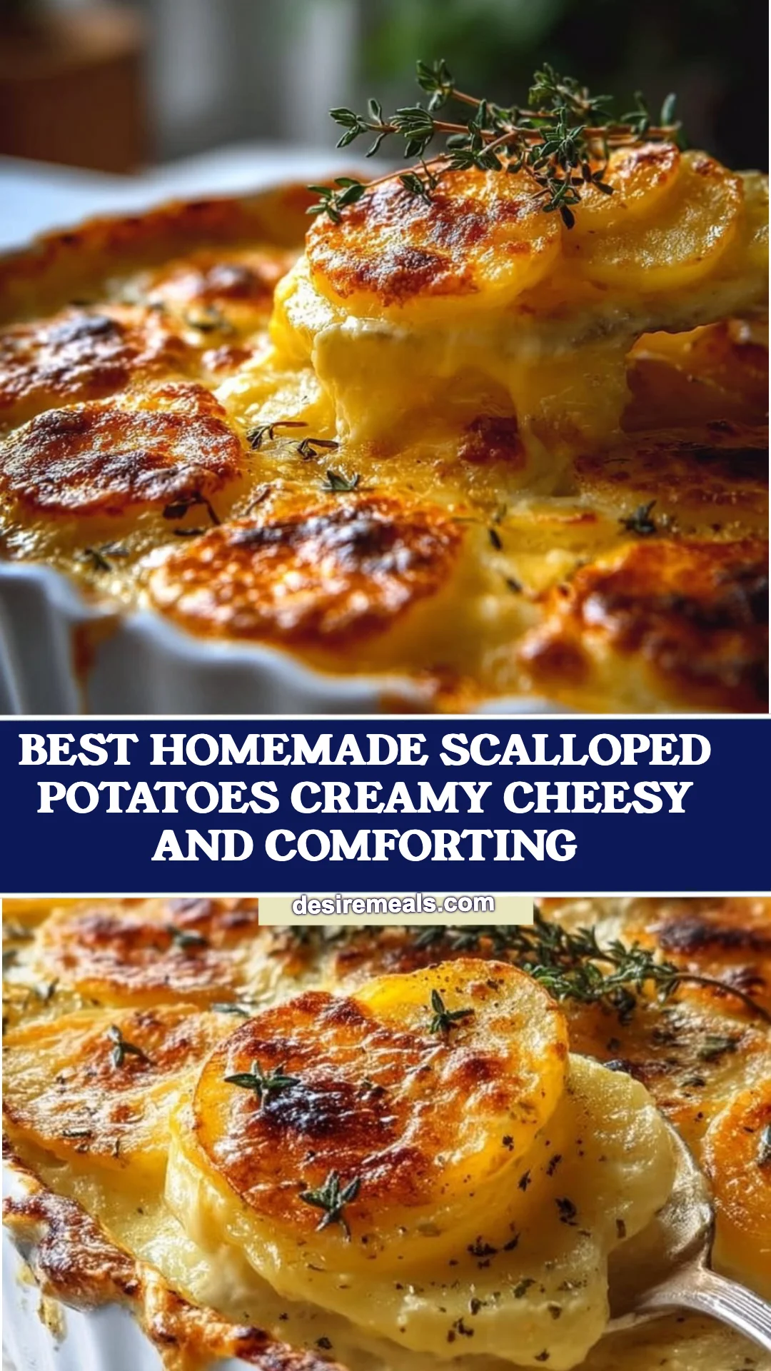Best Homemade Scalloped Potatoes Creamy Cheesy and Comforting