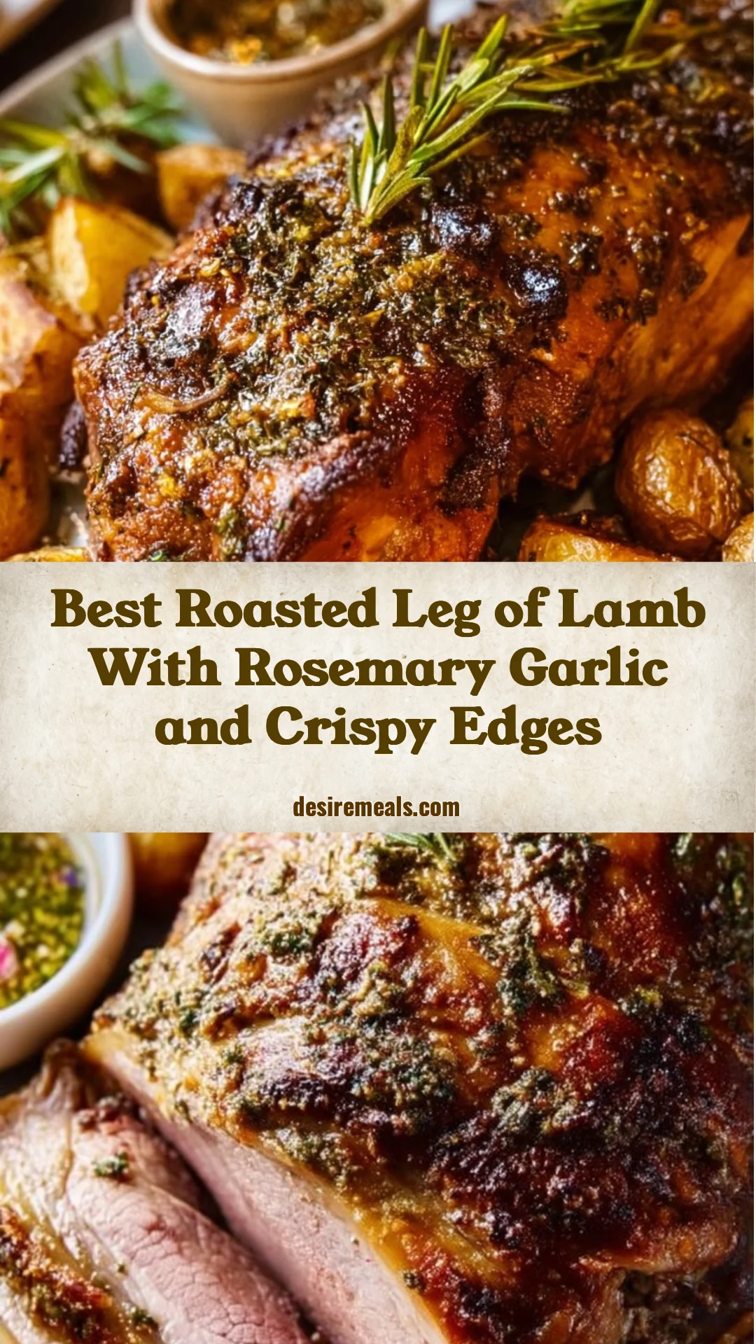 Best Roasted Leg of Lamb With Rosemary Garlic and Crispy Edges