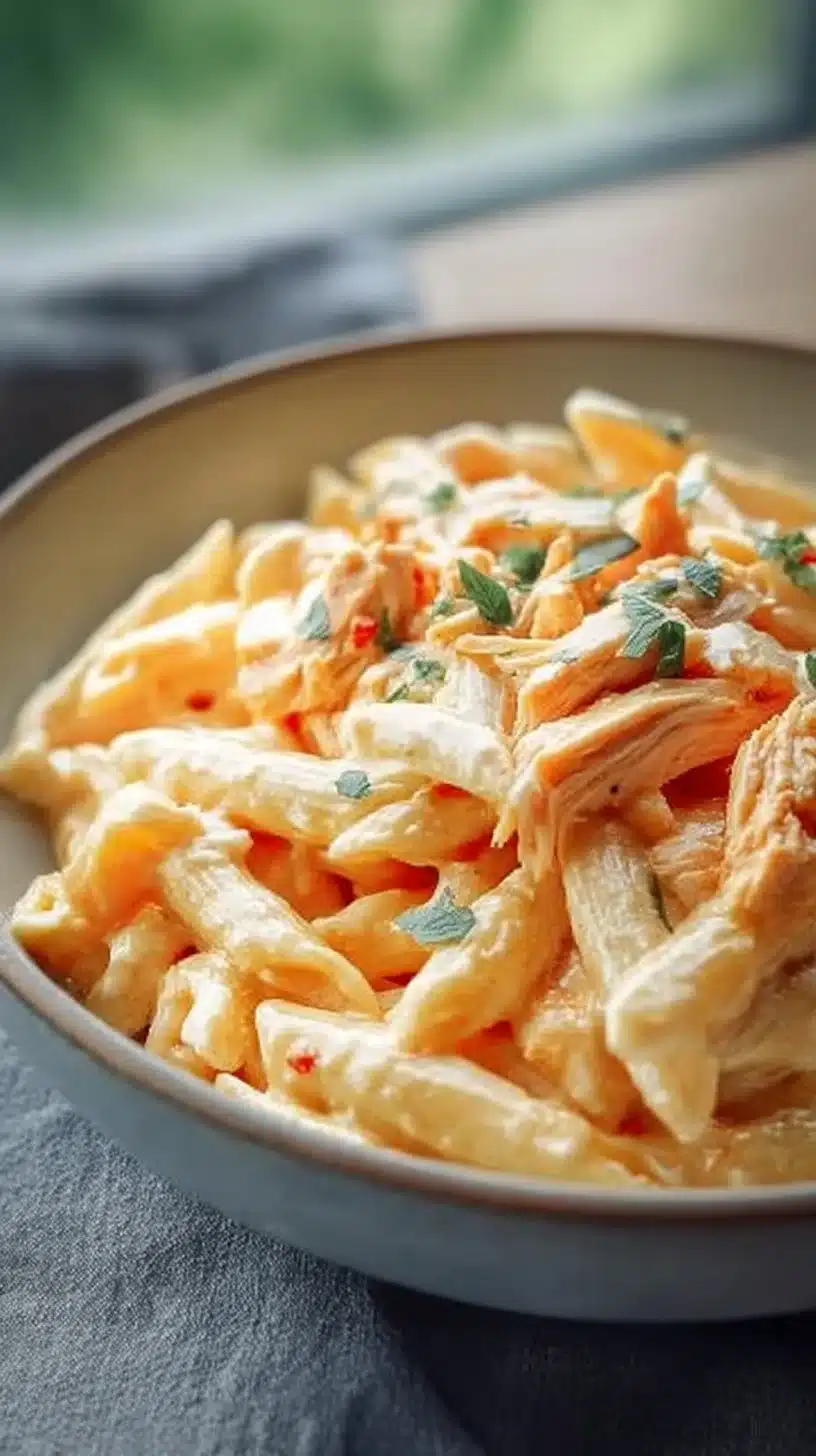 Buffalo Chicken Alfredo Pasta