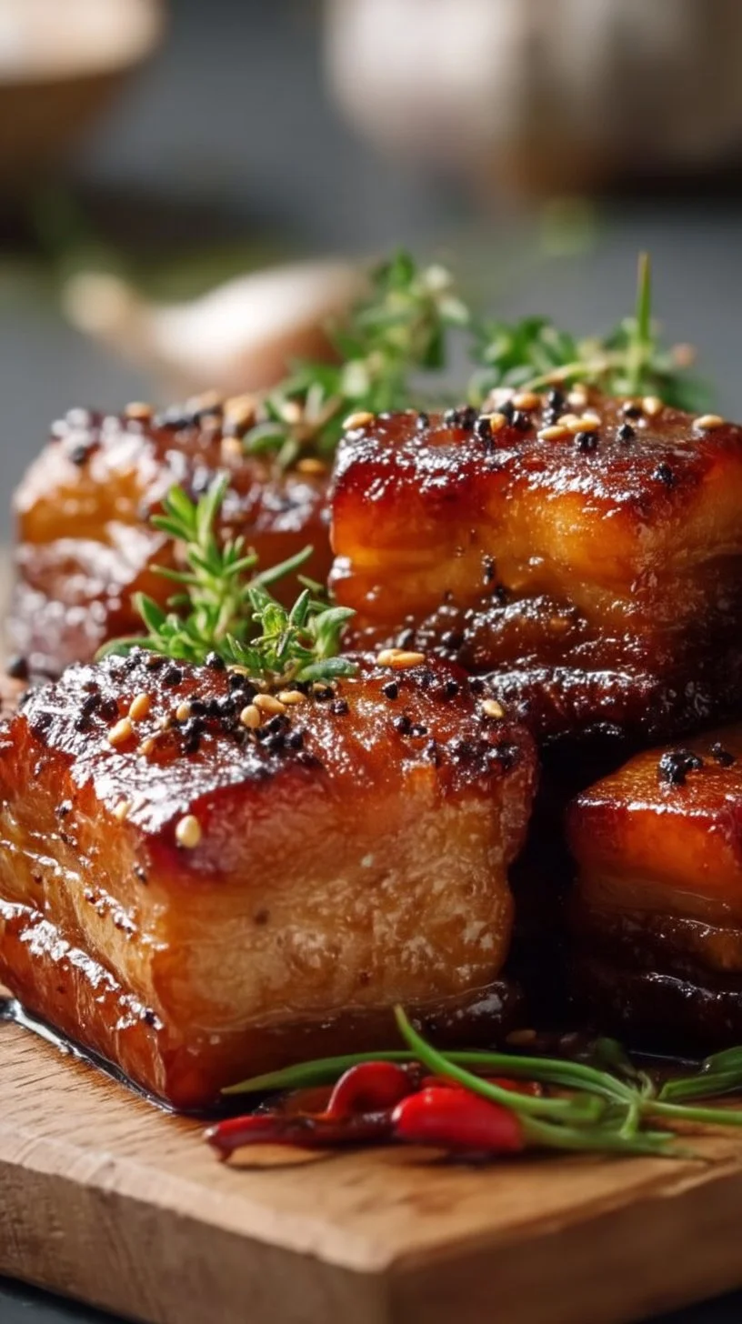 Caramelized Honey Glazed Pork Belly That Steals the Show