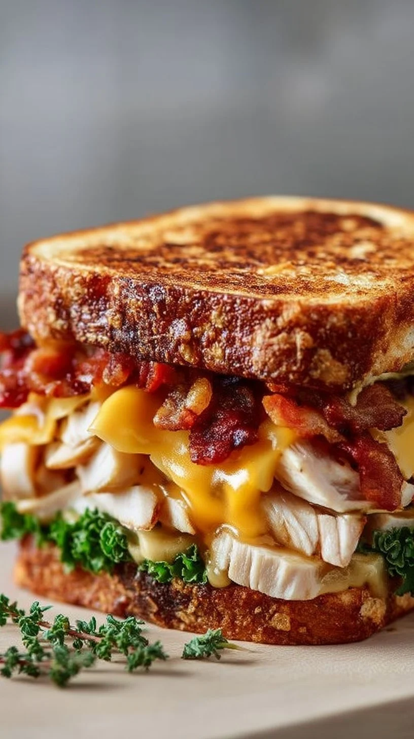 Cheddar and Bacon Turkey Melt