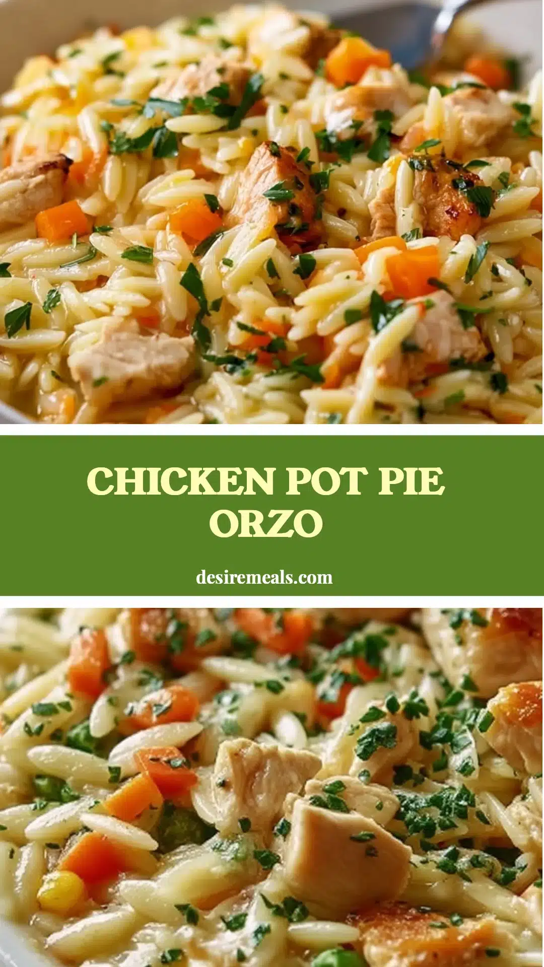 Chicken Pot Pie Orzo