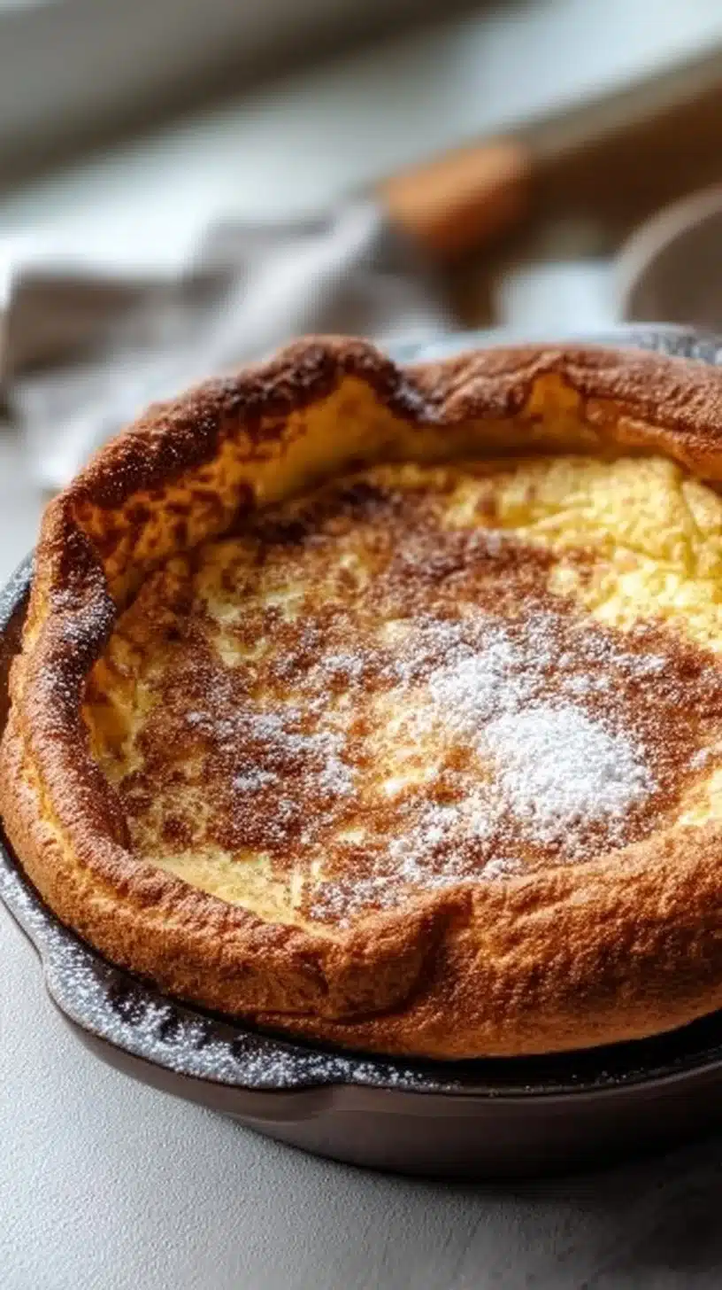 Cinnamon Sugar Dutch Baby